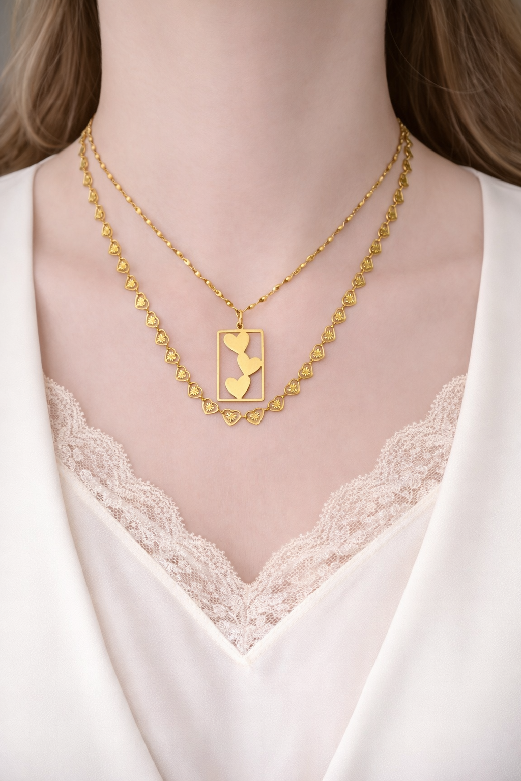 Collier Raphaëlle (doré ou argenté)