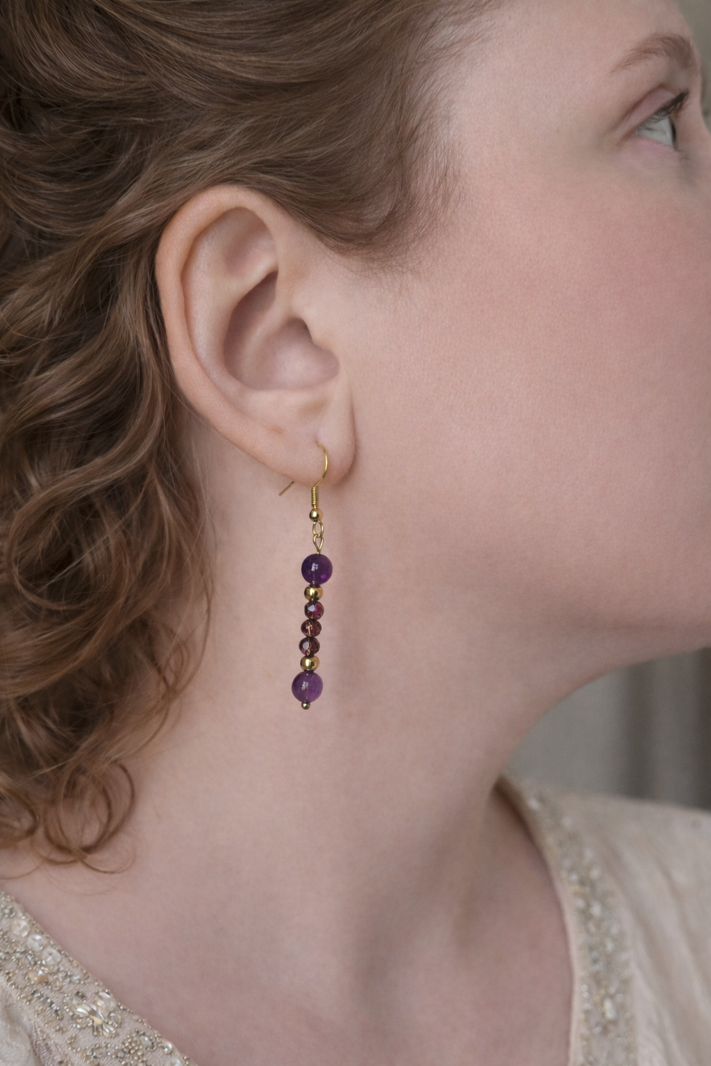 Boucles Kaitlyn (doré ou argenté)